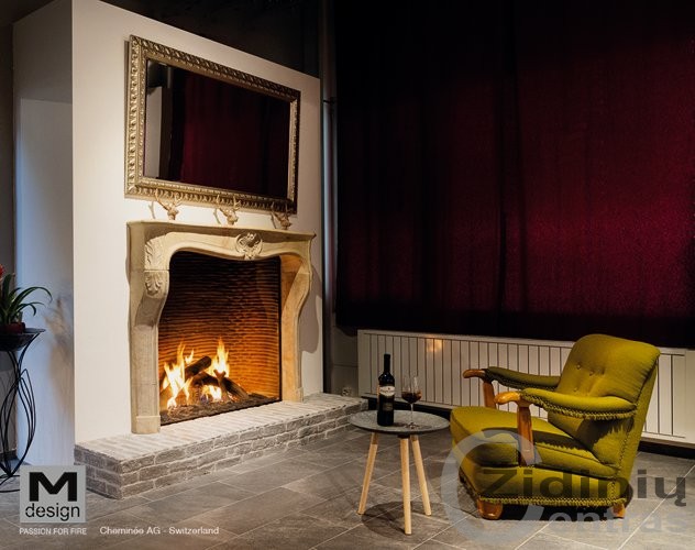 Židinys dujinis M-design True Vision Rustica large