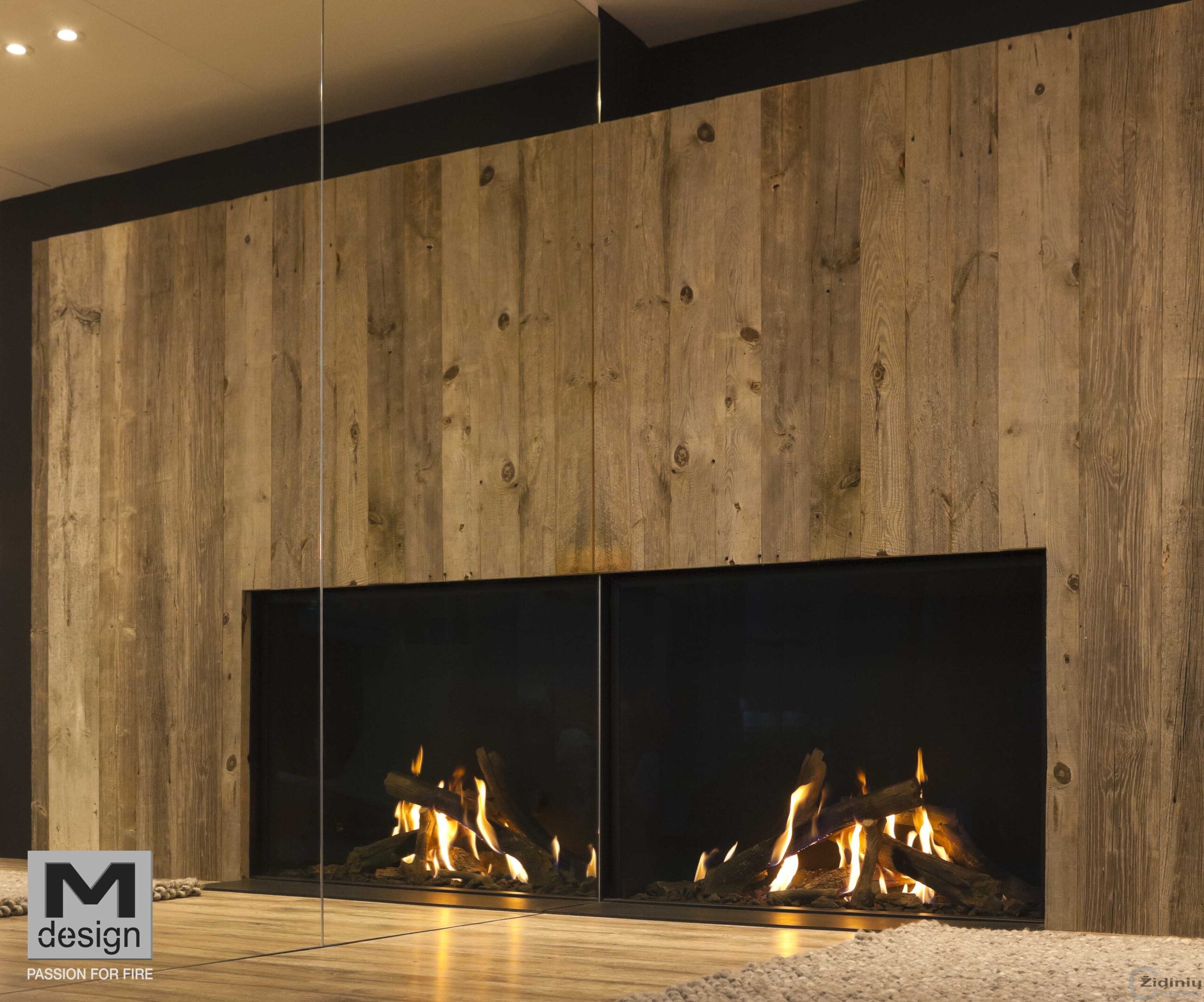 Židinys dujinis M-design True Vision 1300V Gas