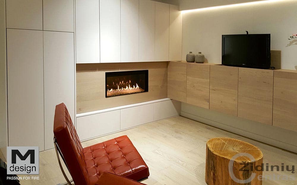 Židinys dujinis M-design Luna 1000H Gas