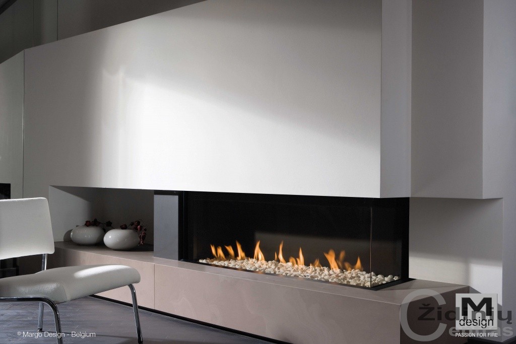 Židinys dujinis M-design Luna 1300CL/CR Gas