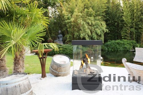 M-design Cube True Vision 500 — dujinis lauko židinys